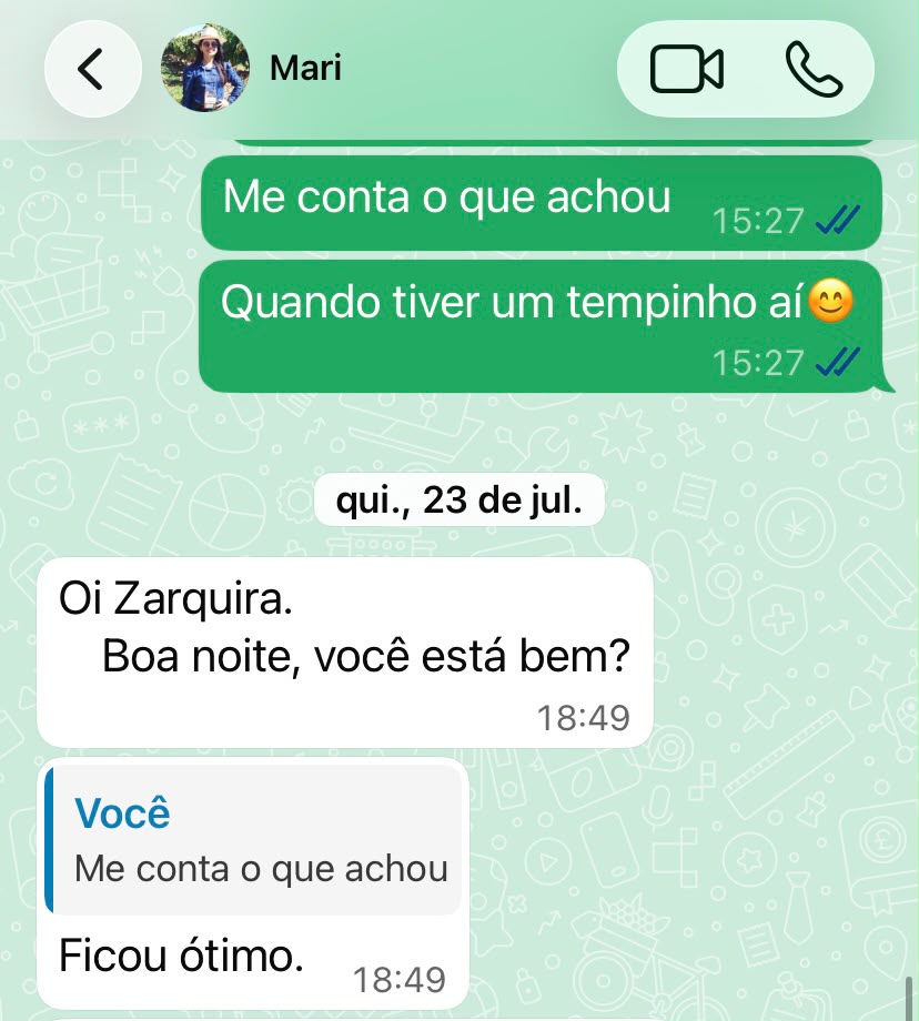 Feedback de Cliente