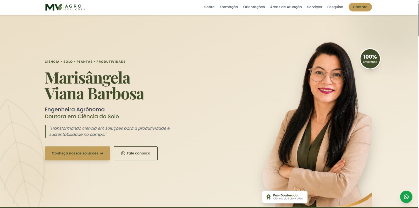 Exemplo de Site Institucional 1