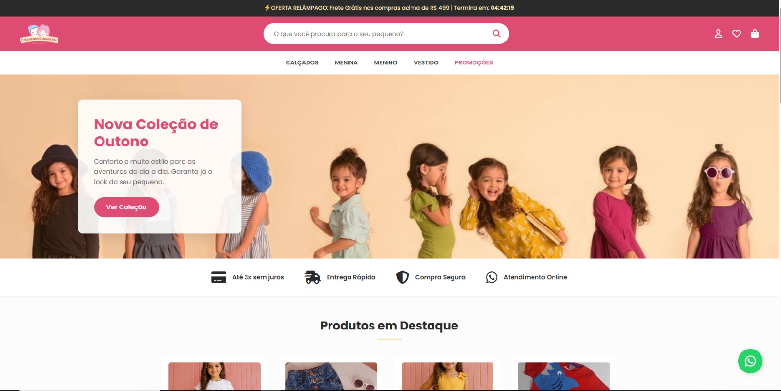 Exemplo de E-commerce 1