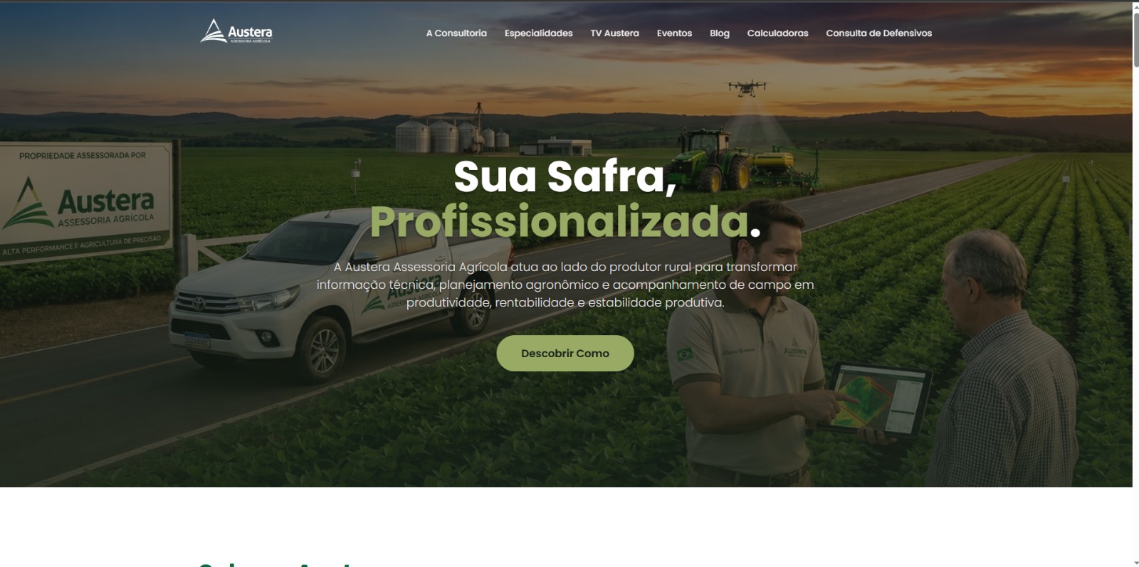 Exemplo de Site Institucional 2
